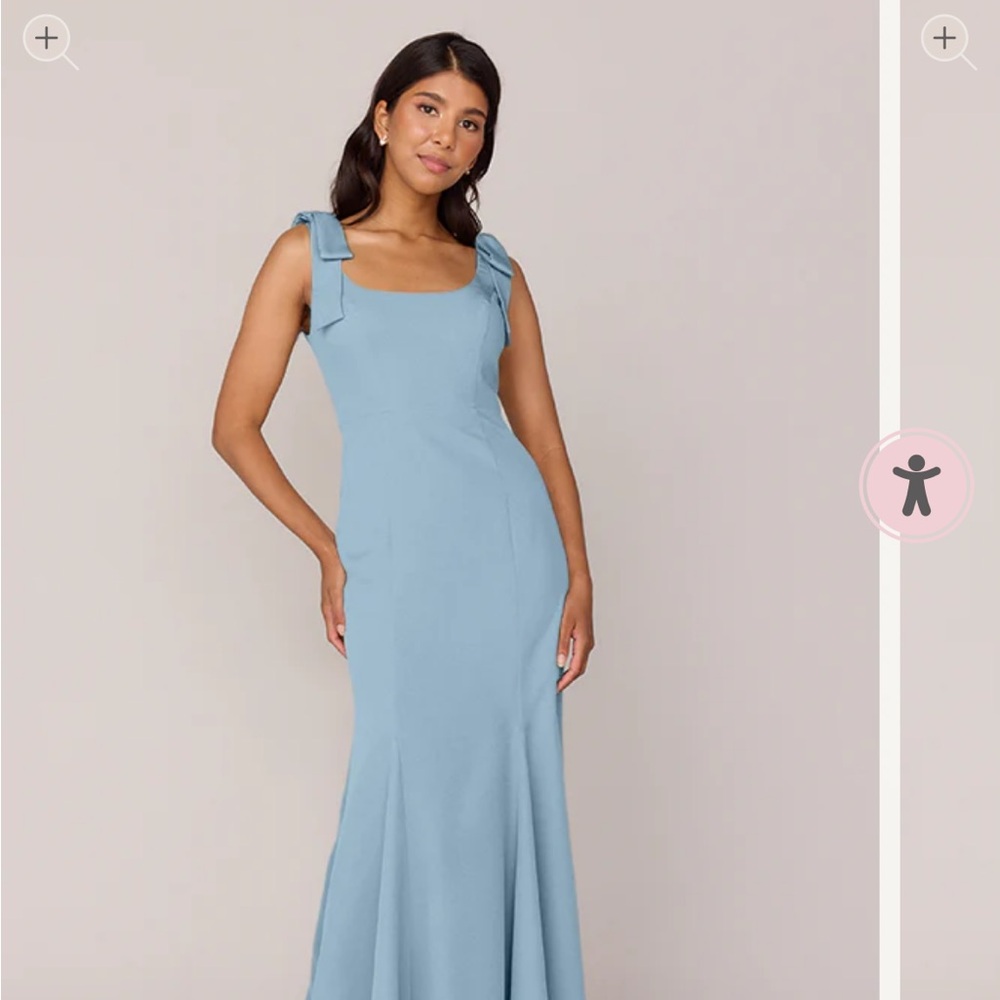 Elegant Blue Sleeveless Dress
